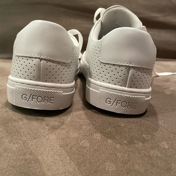 G/Fore Womens Perforated Turf Golf Shoe, color Snow, size 10.5  style G4LS20EF12 - Picture 4 of 6